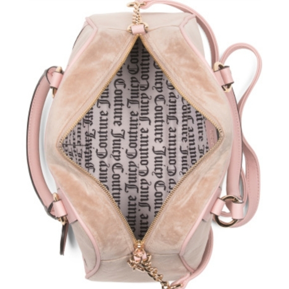 Juicy Couture Velour Heritage Cafe bowler bag - Picture 3 of 9